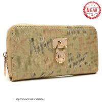 michael kors hamilton continental groot beige portefeuilles Groothandel v0w2t328